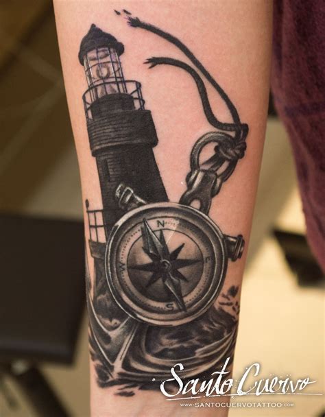 anchor lighthouse tattoo|lighthouse tattoos.